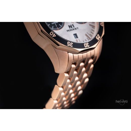 VOSTOK EUROPE N-1 ROCKET CHRONO LINE 6S21-225B619B - ROCKET N-1 - ZNAČKY