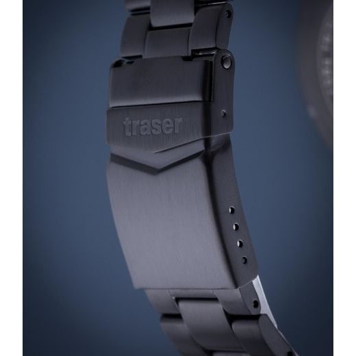 TRASER P67 OFFICER PRO CHRONOGRAPH BLACK, STEEL - HERITAGE - BRANDS