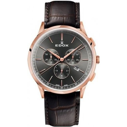 EDOX LES VAUBERTS CHRONOGRAPH 10236-37RC-GIR - LES VAUBERTS - ZNAČKY