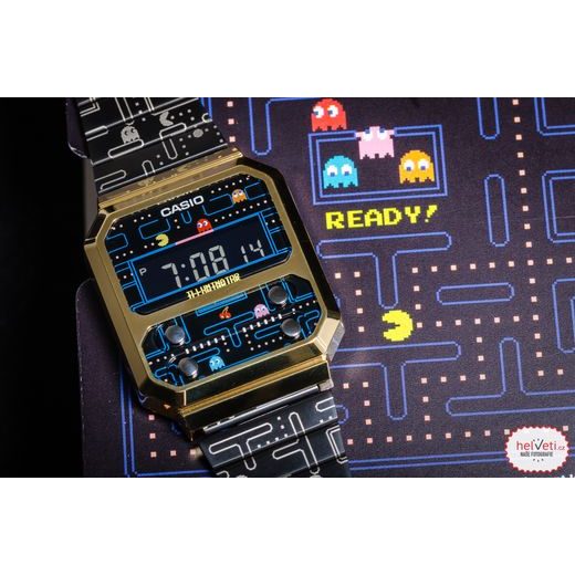 Casio Vintage A100 Series X PAC-MAN Collaboration Limited A100WEPC-1B