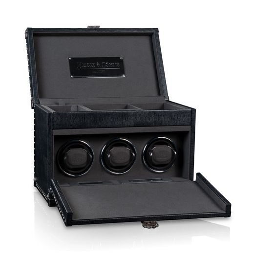WATCH WINDER HEISSE & SÖHNE VERNE 3 70019-233.142 - WATCH WINDERS - ACCESSORIES