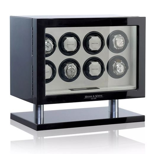 WATCH WINDER HEISSE & SÖHNE COLLECTOR 8 LCD 70019-73 - WATCH WINDERS - ACCESSORIES