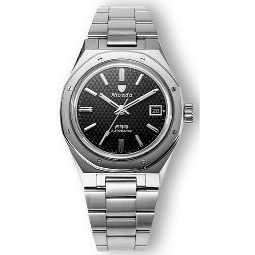 NIVADA GRENCHEN F77 BLACK DATE 69000A77 - F77 - ZNAČKY