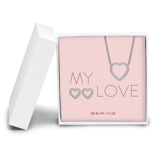 GIFT SET NECKLACE + EARRINGS BERING ARCTIC SYMPHONY 437-740-SILVER - NECKLACES - ACCESSORIES