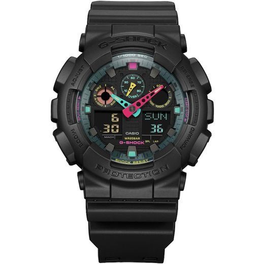 CASIO G-SHOCK GA-100MF-1AER MULTI-FLUORESCENT ACCENTS SERIES - G-SHOCK - ZNAČKY