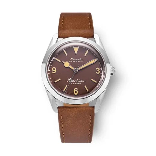 NIVADA GRENCHEN SUPER ANTARCTIC 3.6.9. BROWN NO VINTAGE EFFECT - BEIGE LUMINOUS - ANTARCTIC - BRANDS