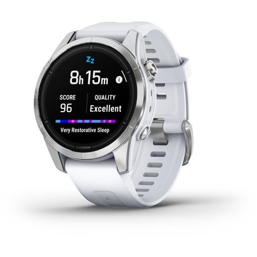 GARMIN EPIX™ PRO (GEN 2) STANDARD EDITION SILVER / WHITESTONE BAND - 010-02802-01 - GARMIN - BRANDS