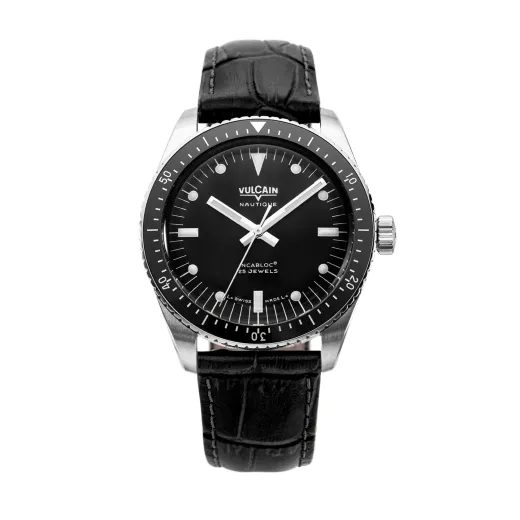 VULCAIN SKINDIVER NAUTIQUE BLACK WITH WHITE LUM - SKINDIVER NAUTIQUE - BRANDS