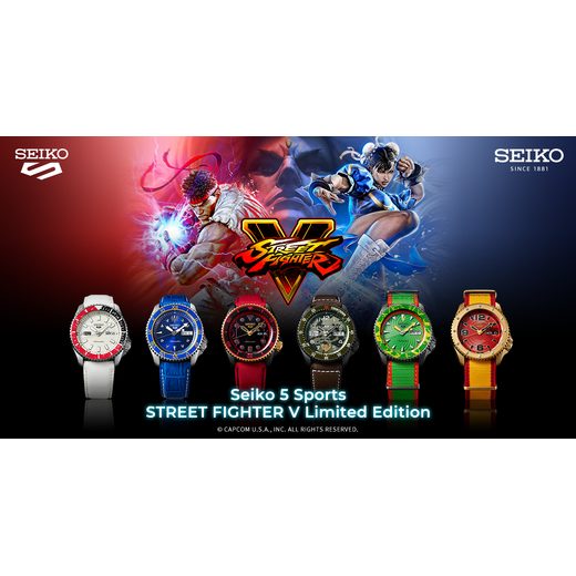 SEIKO 5 SPORTS SRPF19K1 RYU STREET FIGHTER LIMITED EDITION - SEIKO - ZNAČKY