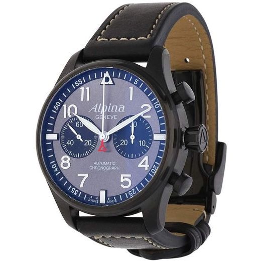 ALPINA STARTIMER PILOT AUTOMATIC CHRONOGRAPH "BLACKSTAR" AL-860GB4FBS6 - ALPINA - BRANDS