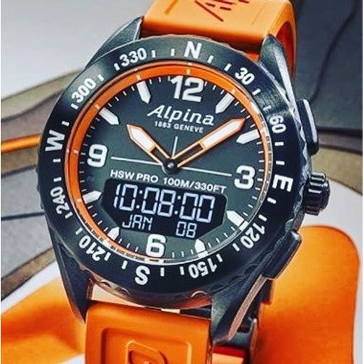 ALPINA ALPINERX HOROLOGICAL SMARTWATCH AL-283LBO5AQ6 - ALPINA - ZNAČKY