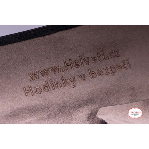 ROLOVACÍ KOŽENÉ CESTOVNÍ POUZDRO HELVETI - ČERNÉ - BOXY NA HODINKY - OSTATNÍ