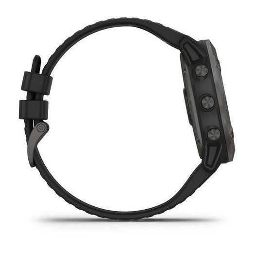 GARMIN FENIX6X PRO SOLAR, TITANIUMGRAYDLC/BLACK BAND (MAP/MUSIC) 010-02157-21 - FENIX 6X - BRANDS