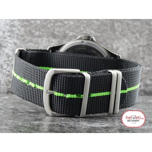 TRASER P67 OFFICER PRO GUNMETAL BLACK/LIME NATO - HERITAGE - ZNAČKY