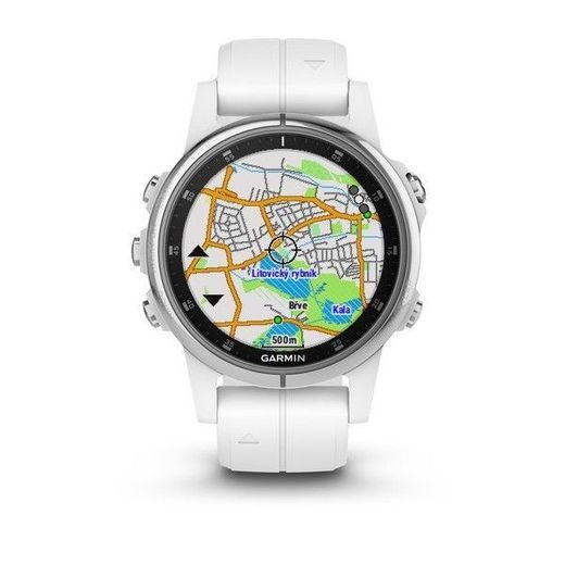 GARMIN FENIX5S PLUS SAPPHIRE WHITE, WHITE BAND 010-01987-01 - GARMIN - ZNAČKY