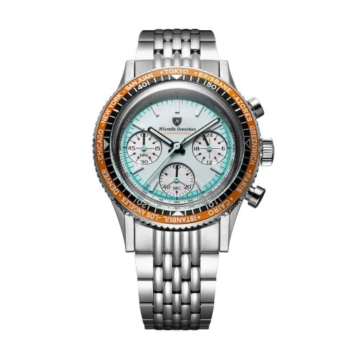 NIVADA GRENCHEN CHRONOKING RACING GREY - INTER. BEZEL - CHRONOMASTER - BRANDS