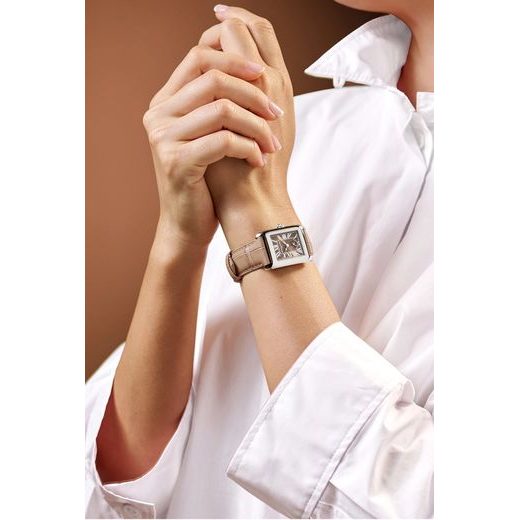 FREDERIQUE CONSTANT CLASSICS CARRÉE SMALL SECONDS QUARTZ FC-235BR2C6 - CLASSICS LADIES - MĂRCI