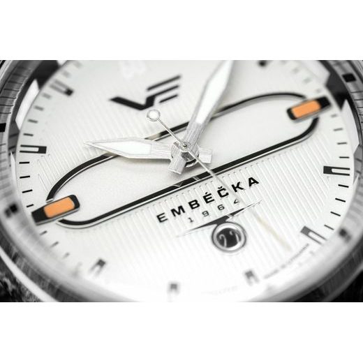 VOSTOK EUROPE LIMITED EDITION EMBÉČKA AUTOMATIC LINE NH35-325A494 - BLACK LEATHER STRAP - EMBÉČKA - BRANDS