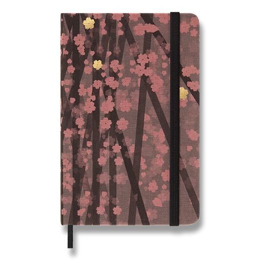 ZÁPISNÍK MOLESKINE SAKURA 2023 - TVRDÉ DESKY - S, LINKOVANÝ 1331/1914208 - DIÁŘE A ZÁPISNÍKY - OSTATNÍ