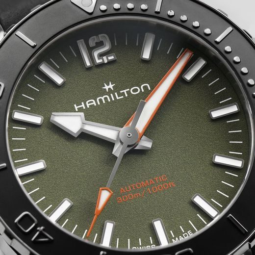 HAMILTON KHAKI NAVY FROGMAN AUTO H77455360 - KHAKI NAVY - ZNAČKY