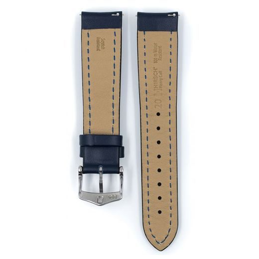 ŘEMÍNEK HIRSCH HEAVY CALF 2 - MODRÝ - STRAPS - ACCESSORIES