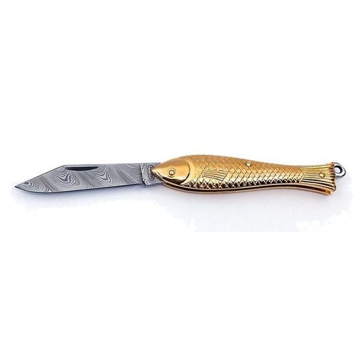 MIKOV FISH KNIFE (GOLD PLATED) 130-DZ-1 - POCKET KNIVES - ACCESSORIES