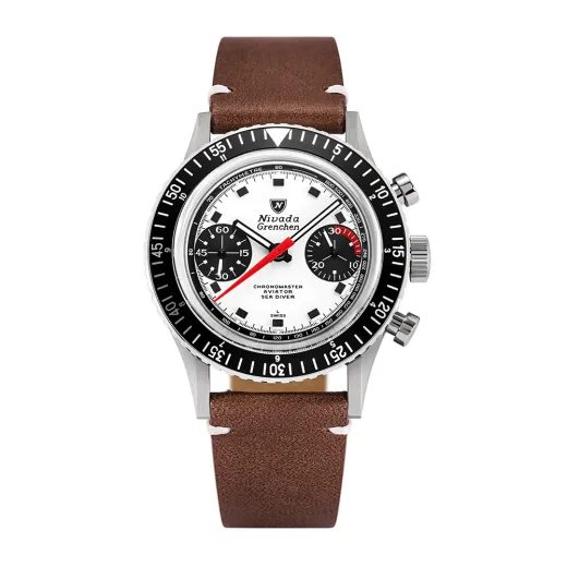 NIVADA GRENCHEN CHRONOMASTER SINGER NEWMAN - INTER. BEZEL - MANUAL - CHRONOMASTER - ZNAČKY
