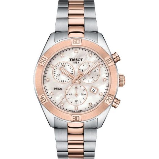 TISSOT PR 100 SPORT CHIC CHRONOGRAPH T101.917.22.116.00 - PR 100 - BRANDS