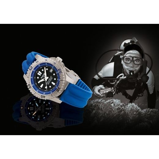 TRASER DIVER LONG-LIFE BLUE LIMITED EDITION BLUE SIL. - TRASER - BRANDS