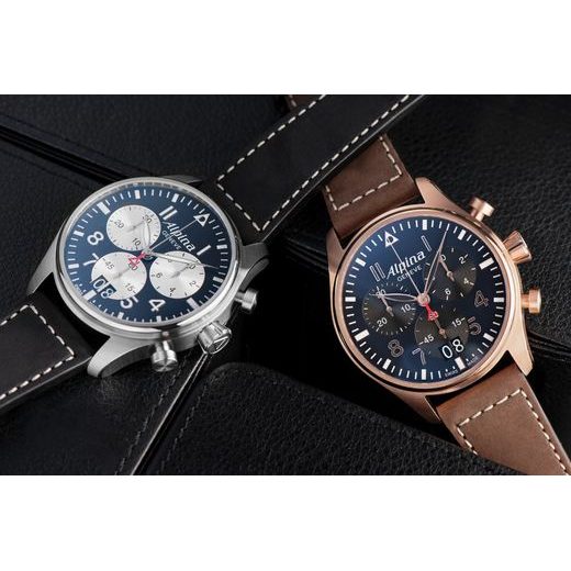 ALPINA STARTIMER PILOT BIG DATE CHRONOGRAPH AL-372NS4S6 - STARTIMER PILOT CHRONOGRAPH - ZNAČKY