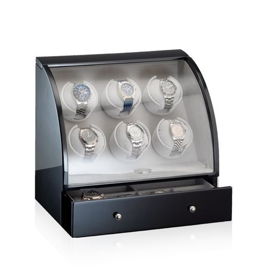 WATCH WINDER DESIGNHÜTTE BASEL 6 70005-27 - WATCH WINDERS - ACCESSORIES