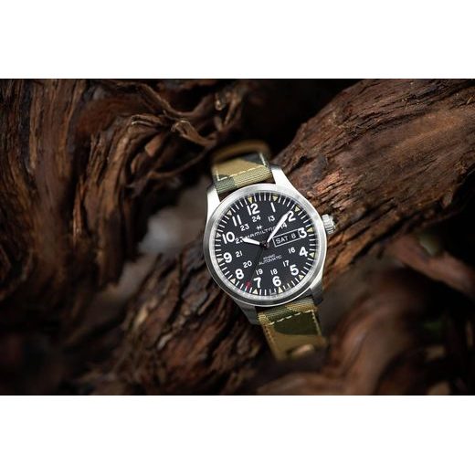 HAMILTON KHAKI FIELD DAY DATE AUTO H70535031 - KHAKI FIELD - ZNAČKY