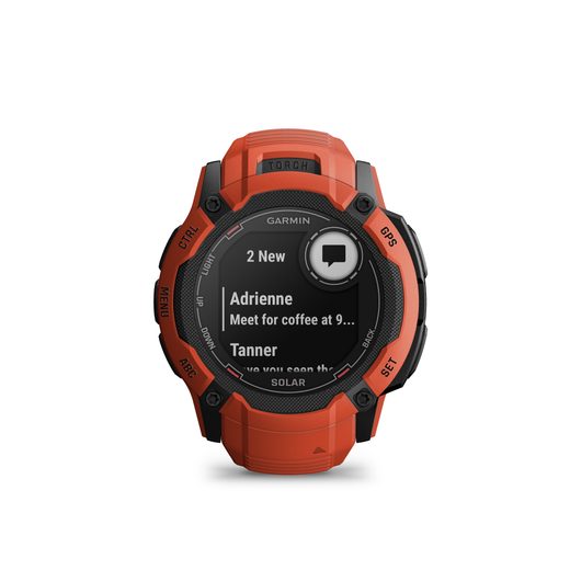 GARMIN INSTINCT® 2X SOLAR FLAME RED 010-02805-01 - INSTINCT 2X SOLAR - BRANDS