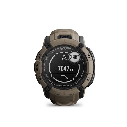 GARMIN INSTINCT® 2X SOLAR – TACTICAL EDITION/ COYOTE TAN 010-02805-02 - INSTINCT 2X SOLAR - ZNAČKY