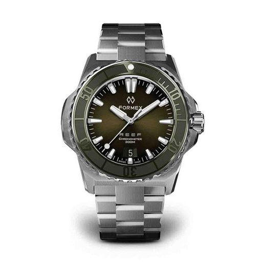 FORMEX REEF 39,5 AUTOMATIC CHRONOMETER GREEN DIAL - REEF - BRANDS