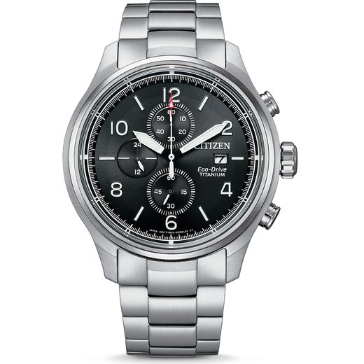 CITIZEN ECO-DRIVE SUPER TITANIUM CHRONO CA0810-88E - SUPER TITANIUM - ZNAČKY