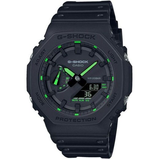 CASIO G-SHOCK GA-2100-1A3ER NEON ACCENT SERIES - CASIOAK - BRANDS
