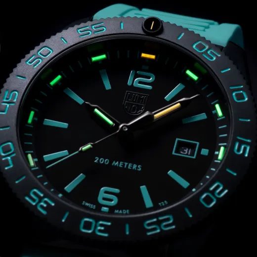 LUMINOX PACIFIC DIVER 3120 TRANSFORMATIVE TEAL EDIȚIE LIMITATĂ XS.3124.N.SET - SEA - MĂRCI