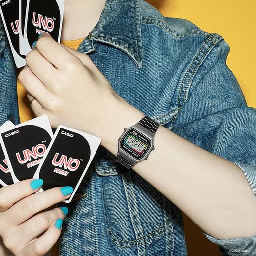 CASIO COLLECTION VINTAGE A168WEUC-1AER UNO™ COLLABORATION - CLASSIC COLLECTION - ZNAČKY