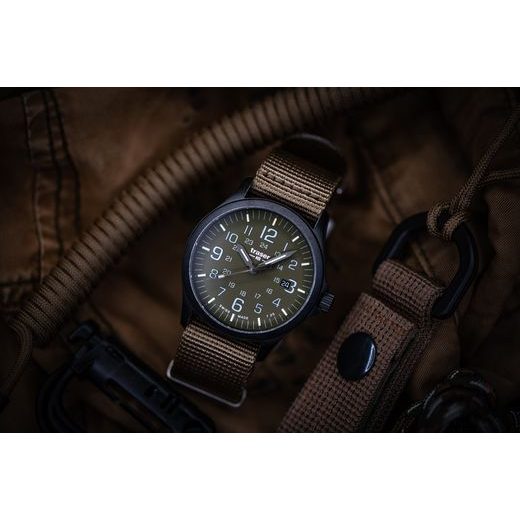 TRASER P67 OFFICER PRO GUNMETAL KHAKI NATO - HERITAGE - BRANDS