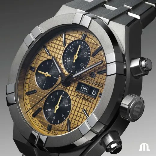 MAURICE LACROIX AIKON AUTOMATIC TITANIUM CHRONOGRAPH AI6038-TT032-530-1 - AIKON - BRANDS
