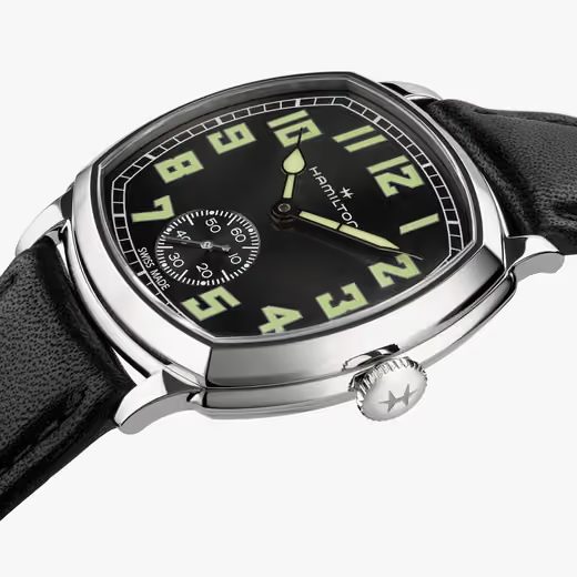 HAMILTON AMERICAN CLASSIC CUSHION MECHANICAL 34MM H36129730 - AMERICAN CLASSIC - ZNAČKY