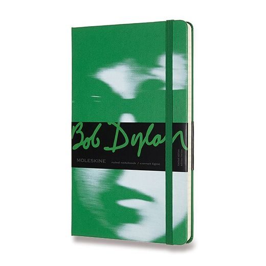 ZÁPISNÍK MOLESKINE BOB DYLAN - TVRDÉ DESKY - L, LINKOVANÝ 1331/1917203 - DIÁŘE A ZÁPISNÍKY - OSTATNÍ