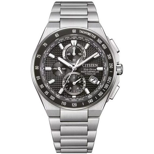 CITIZEN ECO-DRIVE RADIO CONTROLLED SUPER TITANIUM AT8390-55E - SUPER TITANIUM - BRANDS