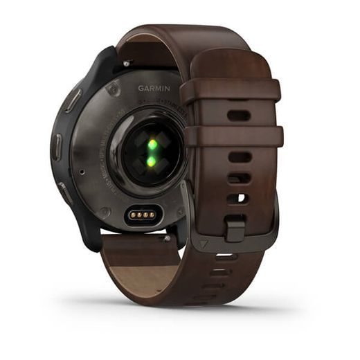 GARMIN VENU 2 PLUS SLATE/SLATE, BROWN LEATHER STRAP - 010-02496-15 - ARCHÍV