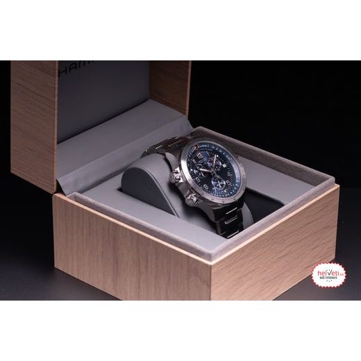 HAMILTON KHAKI AVIATION X-WIND GMT CHRONO QUARTZ H77922141 - KHAKI AVIATION - ZNAČKY