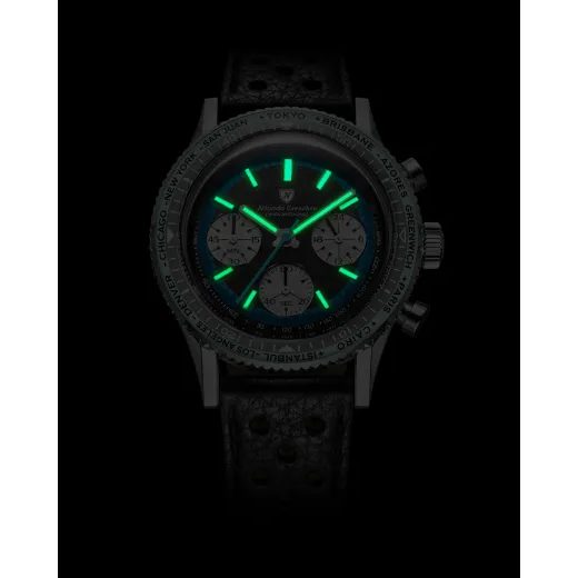 NIVADA GRENCHEN CHRONOKING RACING BLUE - INTER. BEZEL - CHRONOMASTER - BRANDS