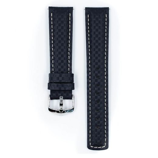 ŘEMÍNEK HIRSCH CARBON 2 - MODRÝ - STRAPS - ACCESSORIES