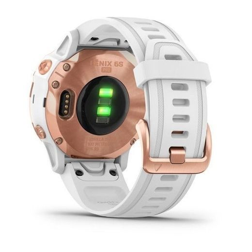 GARMIN FENIX6S PRO GLASS, ROSEGOLD/WHITE BAND (MAP/MUSIC) 010-02159-11 - GARMIN - ZNAČKY