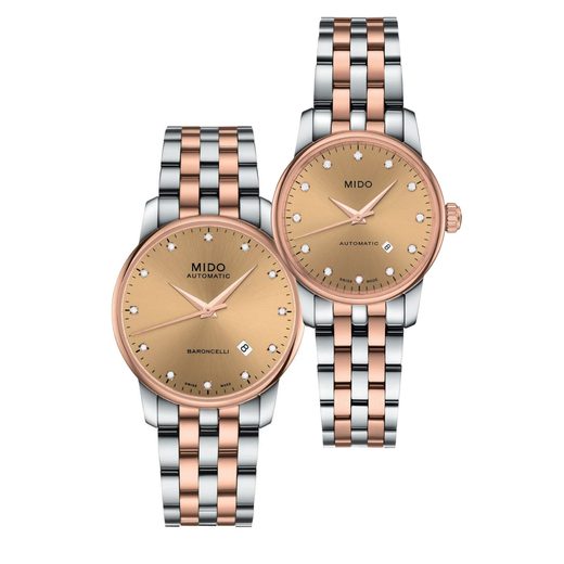 SET MIDO BARONCELLI M8600.9.67.1 A M7600.9.67.1 - HODINKY PRO PÁRY - HODINKY